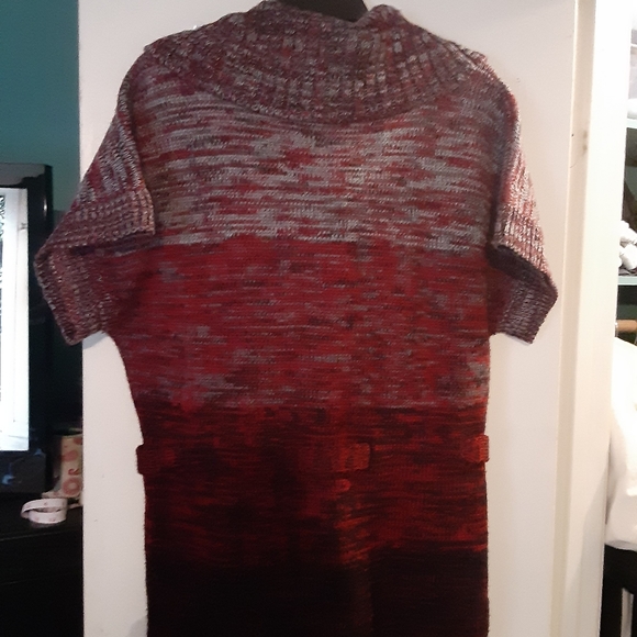 Short sleeve sweater size Large tie front - Picture 3 of 3